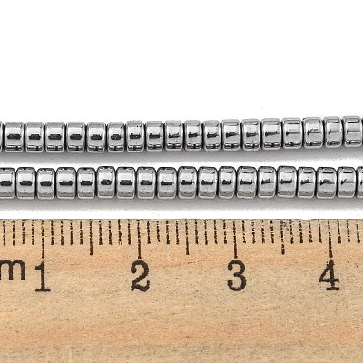 Electroplated Synthetic Non-magnetic Hematite Beads Strands G-K361-A02-01-1