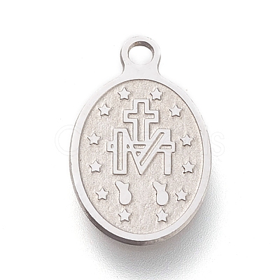Non-Tarnish 304 Stainless Steel Charms STAS-M228-J01-P-1