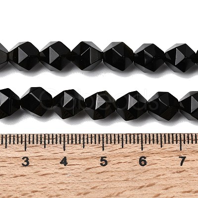 Natural Golden Sheen Obsidian Beads Strands G-Z119-A10-02-1