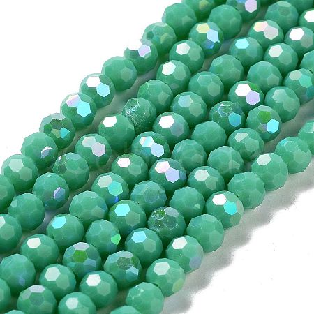 Opaque Glass Beads Strands EGLA-A035-P6mm-L13-1