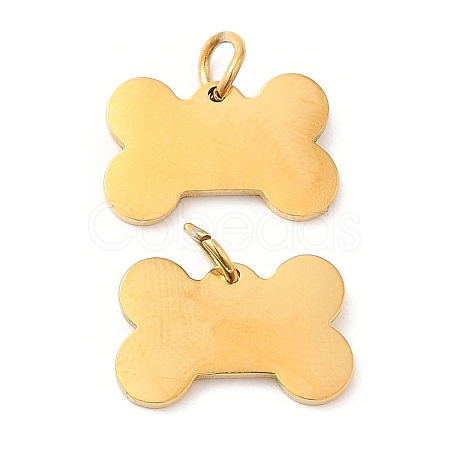 PVD Vacuum Plating 304 Stainless Steel Pendants STAS-Z042-04G-1