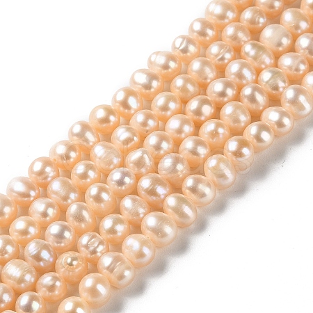 Natural Cultured Freshwater Pearl Beads Strands PEAR-E018-77-1