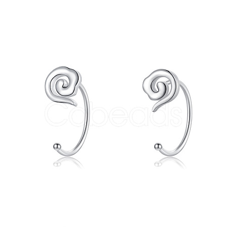 999 Fine Silver Stud Earrings FS-WG1D9DE-20-1