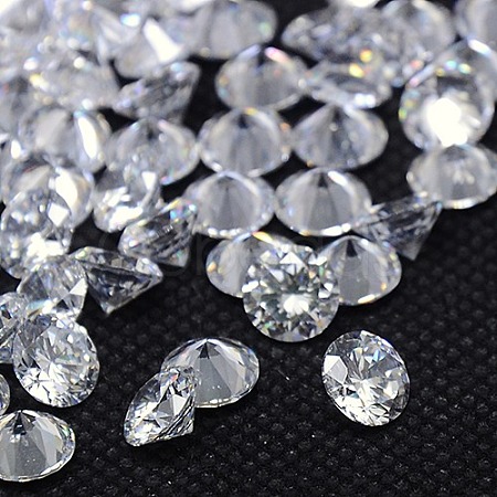 Cubic Zirconia Cabochons ZIRC-M002-0.9mm-007-1