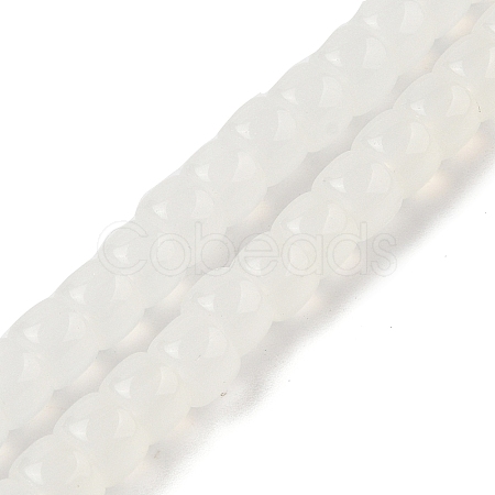 Baking Plating Glass Beads Strands X1-GLAA-H036-01B-1