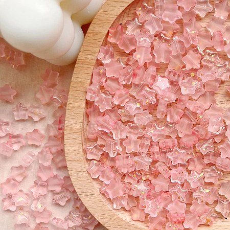 30Pcs Frosted Glass Beads PW-WGAB1F9-03-1