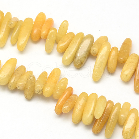 Natural Topaz Jade Stone Bead Strands X-G-R223-17-1
