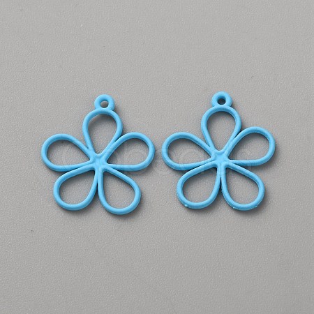 Hollow Out Spray Painted Alloy Pendants FIND-WH20008-19E-1