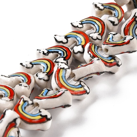 Handmade Porcelain Beads PORC-F004-01-1