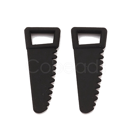 Spray Painted Alloy Pendants PALLOY-K003-14-1