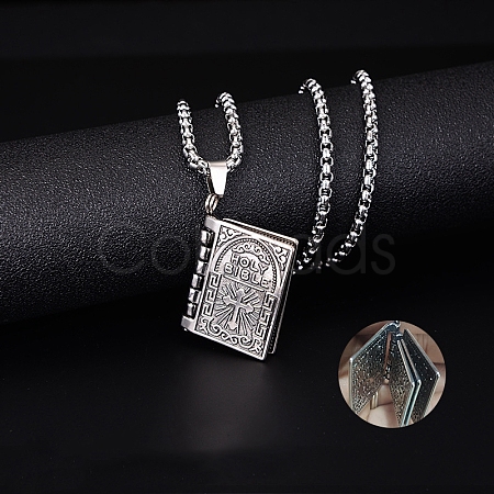 Alloy Pendant 201 Stainless Steel Chain Necklaces for Men FS-WG1D596-11-1