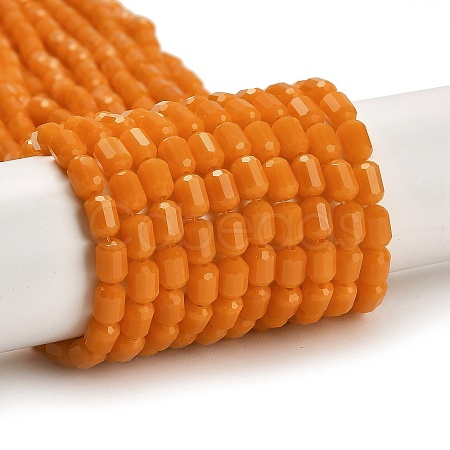 Opaque Glass Beads Strands GLAA-G112-04L-1