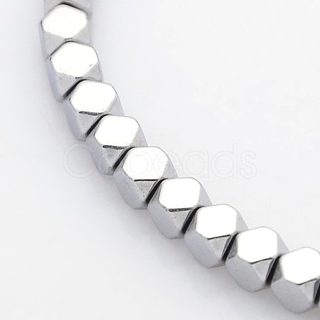 Electroplate Non-magnetic Synthetic Hematite Beads Strands G-J212B-02-1