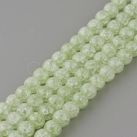 Synthetic Crackle Quartz Beads Strands GLAA-S134-8mm-08-1