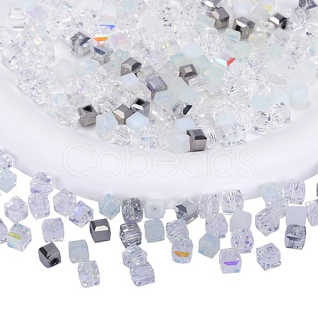 2 Bags Imitation Artificial Crystal Glass Beads GLAA-SZ0001-95C-01-1
