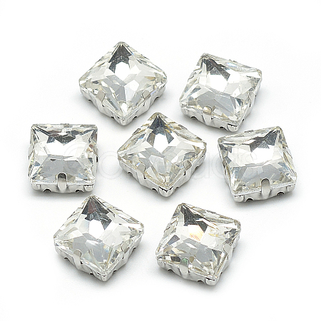 Sew on Rhinestone RGLA-T037-8x8mm-01-1