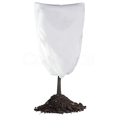 Non-Woven Fabric Thickened Winter Plant Covers with Zipper Drawstring DIY-WH20816-001A-1