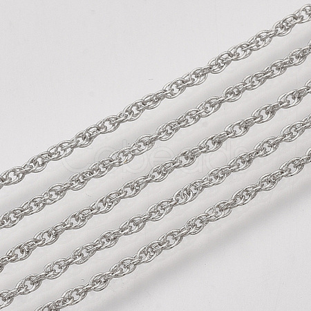 Soldered Brass Covered Iron Rope Chains CH-S125-07A-P-1