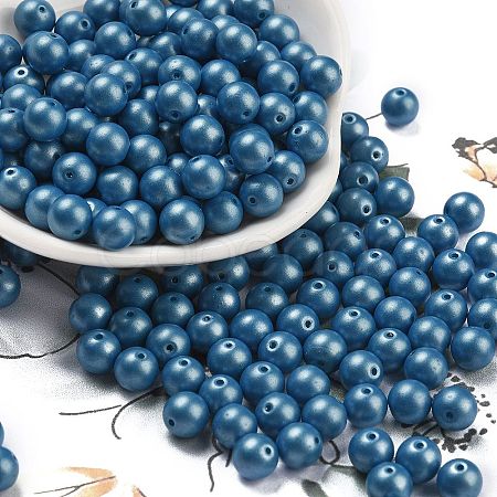 Baking Paint 3/0 Glass Seed Beads SEED-A034-02C-1
