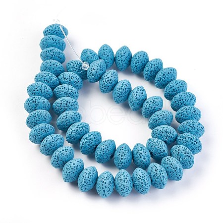 Natural Lava Rock Beads Strands G-I220-17A-08-1