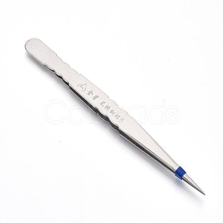Tarnish Resistant Stainless Steel Beading Tweezers TOOL-R017-1