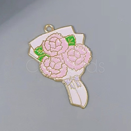 Alloy Enamel Pendants FIND-SZC0010-188-1