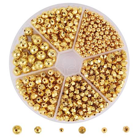 690Pcs 48G 6 Style CCB Plastic Beads CCB-SZ0001-08-1