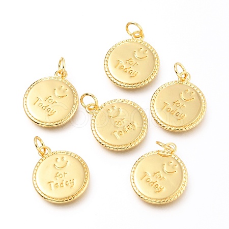 Brass Pendants KK-J275-12G-1