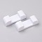 Plastic Base, for Jewelry Box, White, 45x15x12mm, 2pcs/set