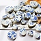 Porcelain Mosaic Tiles, Irregular Shape Mosaic Tiles, for DIY Mosaic Art Crafts, Picture Frames, Triangle, Medium Blue, 15~60x5mm, about 100g/bag