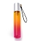 10ml Glass Gradient Color Essential Oil Empty Perfume Bottles, with 304 Stainless Steel Roller Ball, Aluminum Bottle Caps and Nylon Thread, Column, Colorful, 15.9cm, Capacity: 10ml(0.34fl. oz)