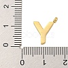 Ion Plating(IP) 304 Stainless Steel Charms STAS-G345-01G-Y-3