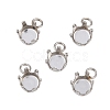 304 Stainless Steel Pendant Rhinestone Claw Charms Settings STAS-B121-01A-P-1