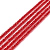 Transparent Glass Beads Strands X-GLAA-C019-01A-16-1