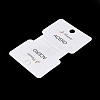 Fold Over Paper Jewelry Display Cards CDIS-M005-25-4