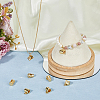 DIY 8Pcs 4 Styles Brass Coffee Cup Pendants & Beads Jewelry Making Findings Kits DIY-HS0001-12-5