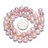 Natural Cultured Freshwater Pearl Beads Strands PEAR-N013-09B-6