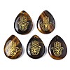Natural Tiger Eye Pendants G-T122-73C-1