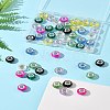 48Pcs 8 Colors Handmade Glass European Beads GLAA-FS0002-14-10