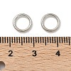 Alloy Soldered Closed Jump Rings PALLOY-H039-P-4