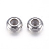 304 Stainless Steel Beads X-STAS-P194-01-8x4mm-1