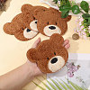 Computerized Embroidery Polyester with Fur Iron on/Sew on Patches DIY-WH0671-397B-3