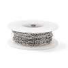 Tarnish Resistant 304 Stainless Steel Cable Chains CHS-C002-03P-01-3