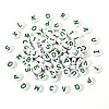 Opaque White Acrylic Beads SACR-YW0001-23F-1