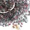 Transparent Spray Painted Glass Seed Beads SEED-L011-10A-03-1