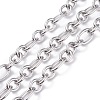 Tarnish Resistant 304 Stainless Steel Oval Link Chains CHS-C002-01P-1