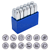 Iron Stamps Seal AJEW-BC0001-57O-3