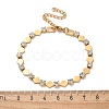304 Stainless Steel Rhinestone Cup Chain Bracelets for Women BJEW-F488-26G-G-5