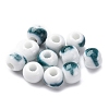 Bright Glazed Porcelain Beads PORC-D300-A01-1
