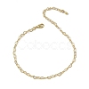 Brass Heart Link Bracelets for Women BJEW-G735-07G-01-4